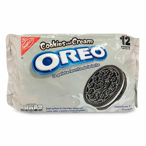 GALLETA OREO 12U 432G COOKIES CREAM